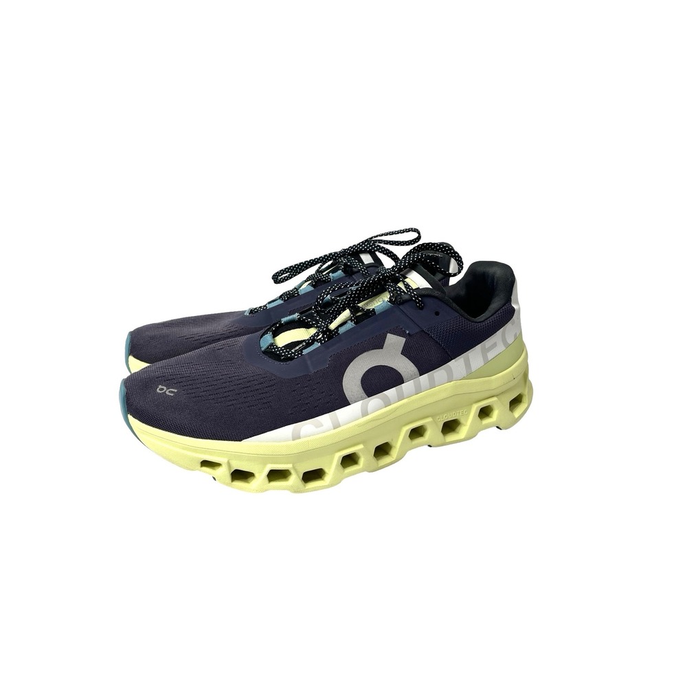 On Cloudmonster Iron Hay Running Shoes Sneakers Size 13 navy blue